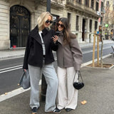 Urban Stand-Collar Woolen Coat