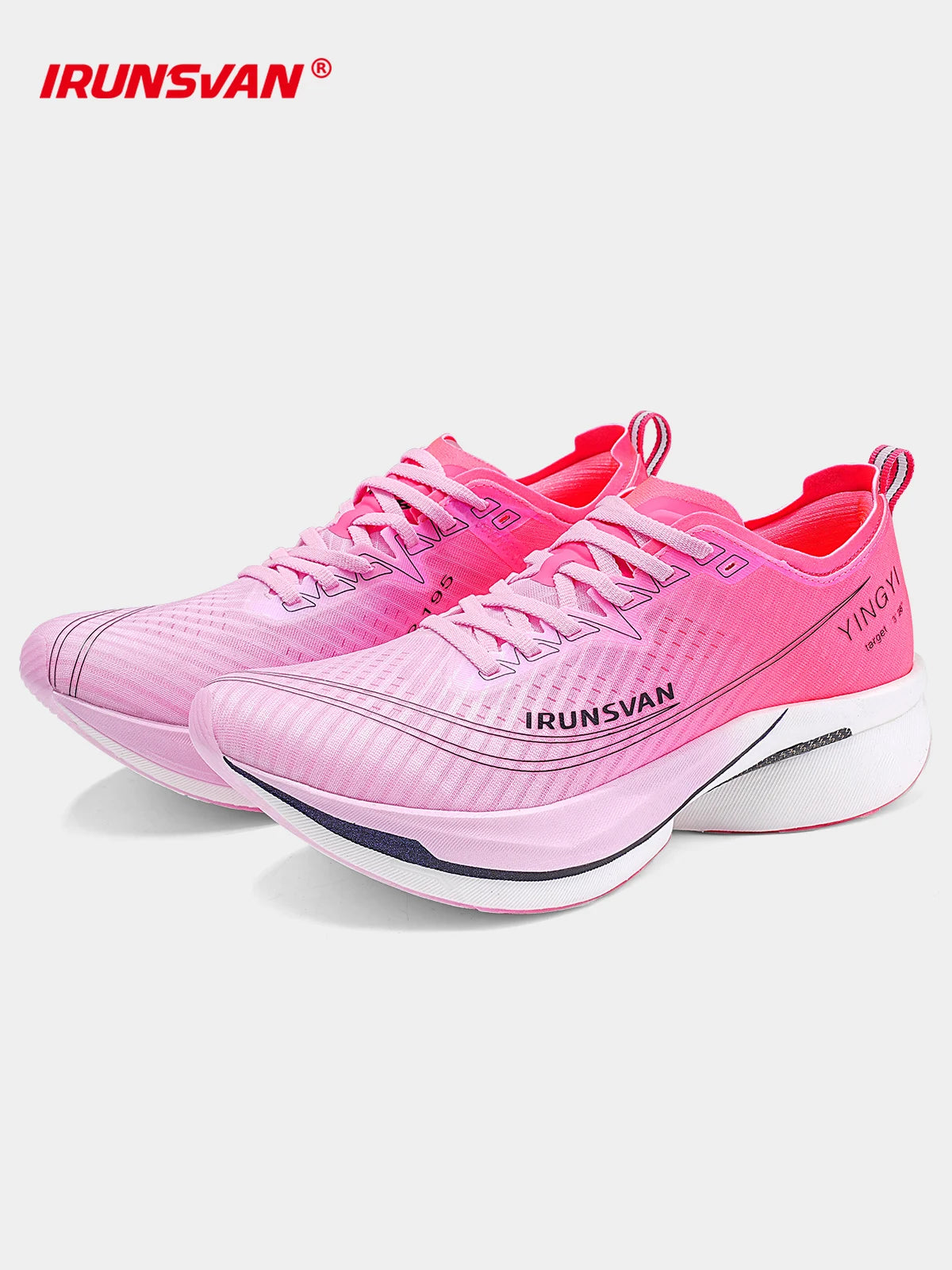 IRUNSVAN Shadow Wing 2.0 Carbon Plate Professional Marathon Running Shoes Men Lightweight Cushioning Training Outdoor Sneakers