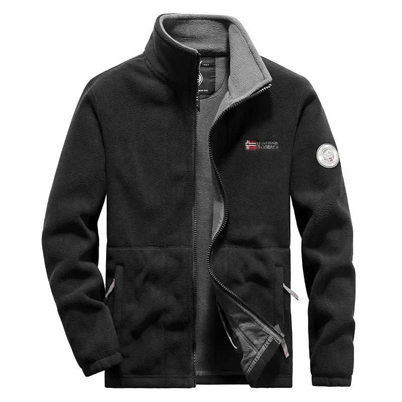 Norway Outdoors Polar Fleece Jacket Men Thicken Thermal Fleece Tactical Sport Coat Militar Softshell Hiking Outdoor Army Jackets