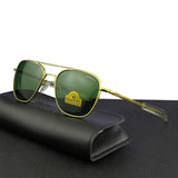 Men's Pilot Sunglasses – Mirror Lens UV400 Alloy Frame