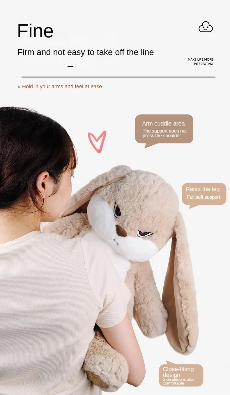 Adorable Long-Eared Rabbit Plush Toy | Soft & Cuddly