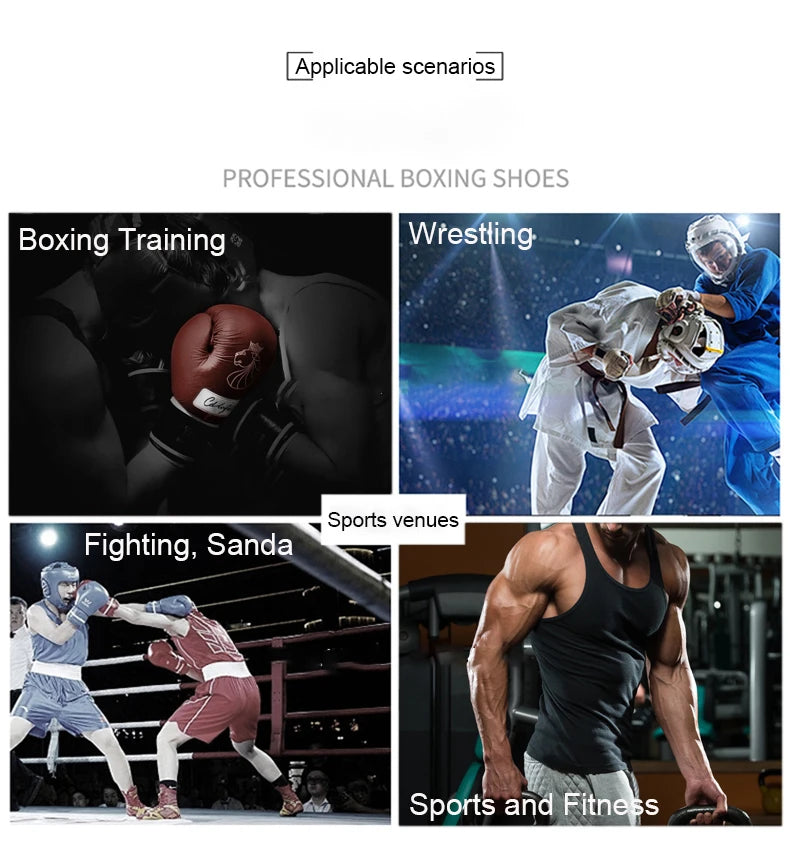 Wrestling Shoes Men 2025 High Top Professional Breathable Mesh Boxing Shoes Wrestling Fighting Sanda Weightlifting Squat Shoes