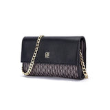 Luxury Letter Color Block Crossbody Chain Bag