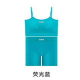 Women Seamless Yoga Sets Summer Fitness Workout Suits Sport Bra High Waist Leggings Sexy Outfits 2024 Female Casual Sportswear