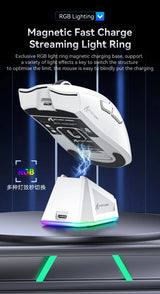 Attack Shark X11 & X11se Wireless Gaming Mouse,Bluetooth Tri-Mode Connection, PixArt PAW3311,Touch Magnetic Charging Base