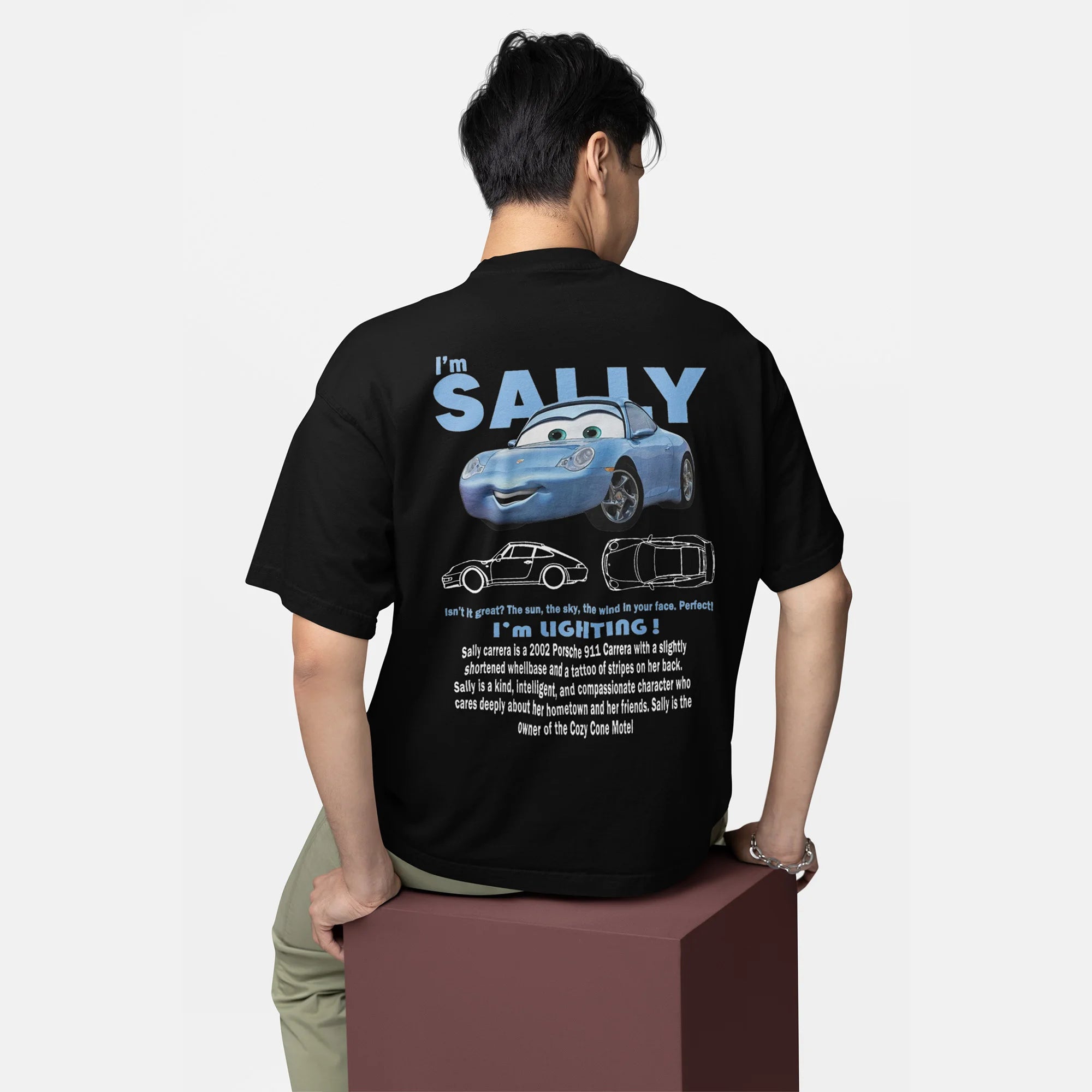 Men Sally I'm Lightning Cars T Shirts Lightning McQueen Graphic Tee