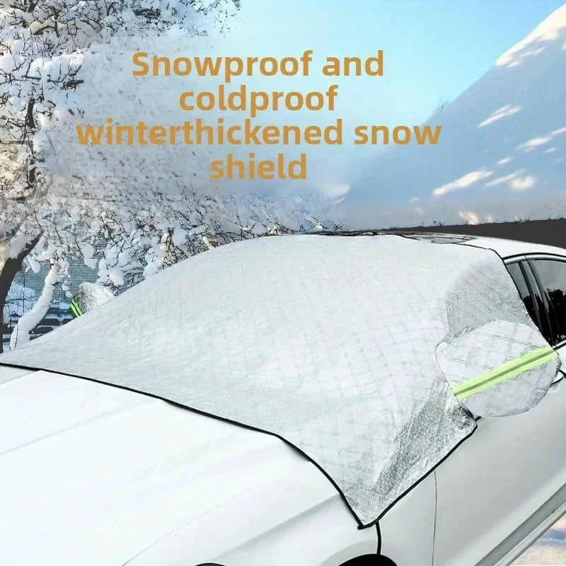 Universal Half Car Cover – Snow, Frost & Sun Shield
