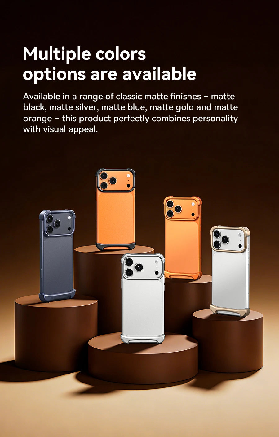 Aluminum Bumper Case for iPhone 17 & 18