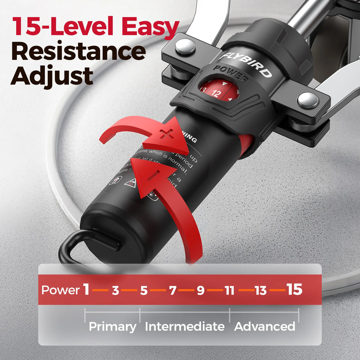 FED Fitness 3-in-1 Arm Trainer & Ab Roller | 15-Level Hydraulic