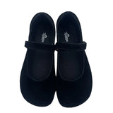 Tipsietoes 2026 Sprinng Autumn Barefoot Cow Suede Genuine Leather Women Ballerina With Zero Drop Flat Soft Sole Wider Toe Box