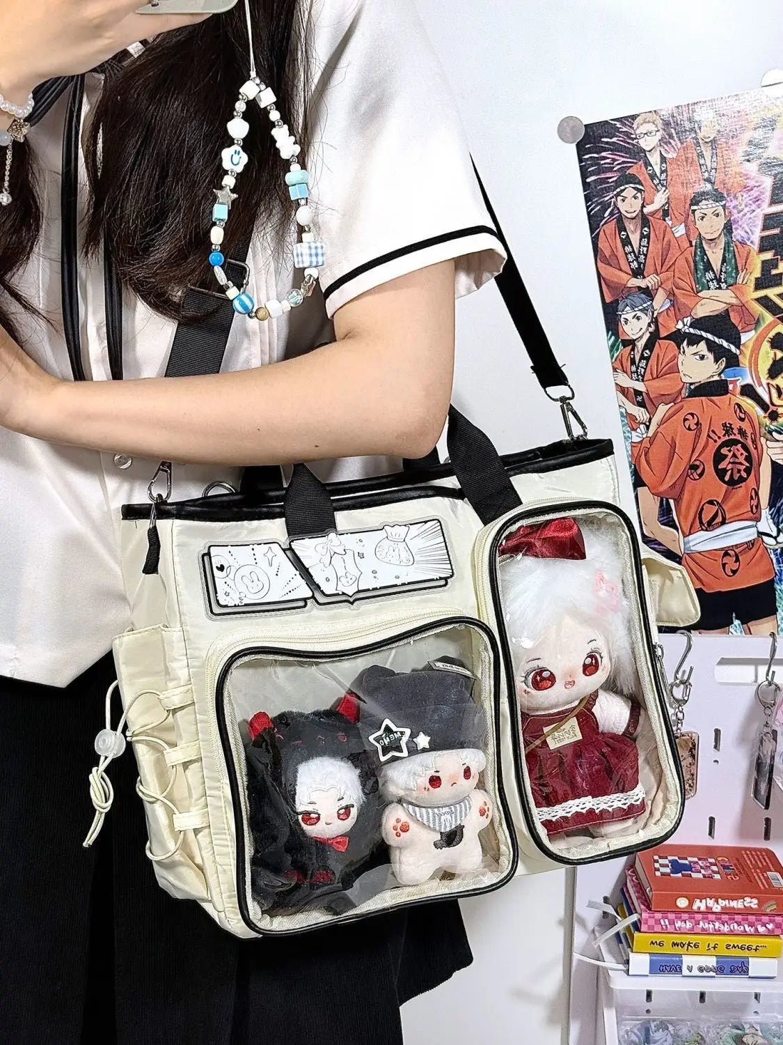 Women's Y2K Nylon Shoulder Bag
