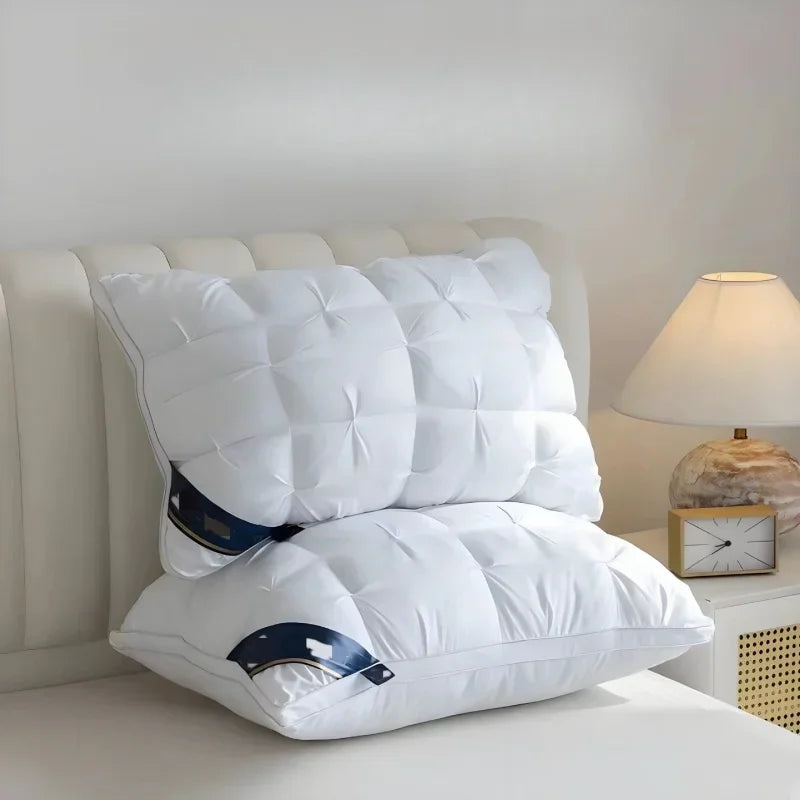 Comfortable Pillows for Sleeping High Quality Sleep Pillow Deep Sleep Neck Pillow Does Not Collapse Pillow Hotel Pillow 48x74cm