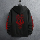 Men's Printed Pullover Hoodie
