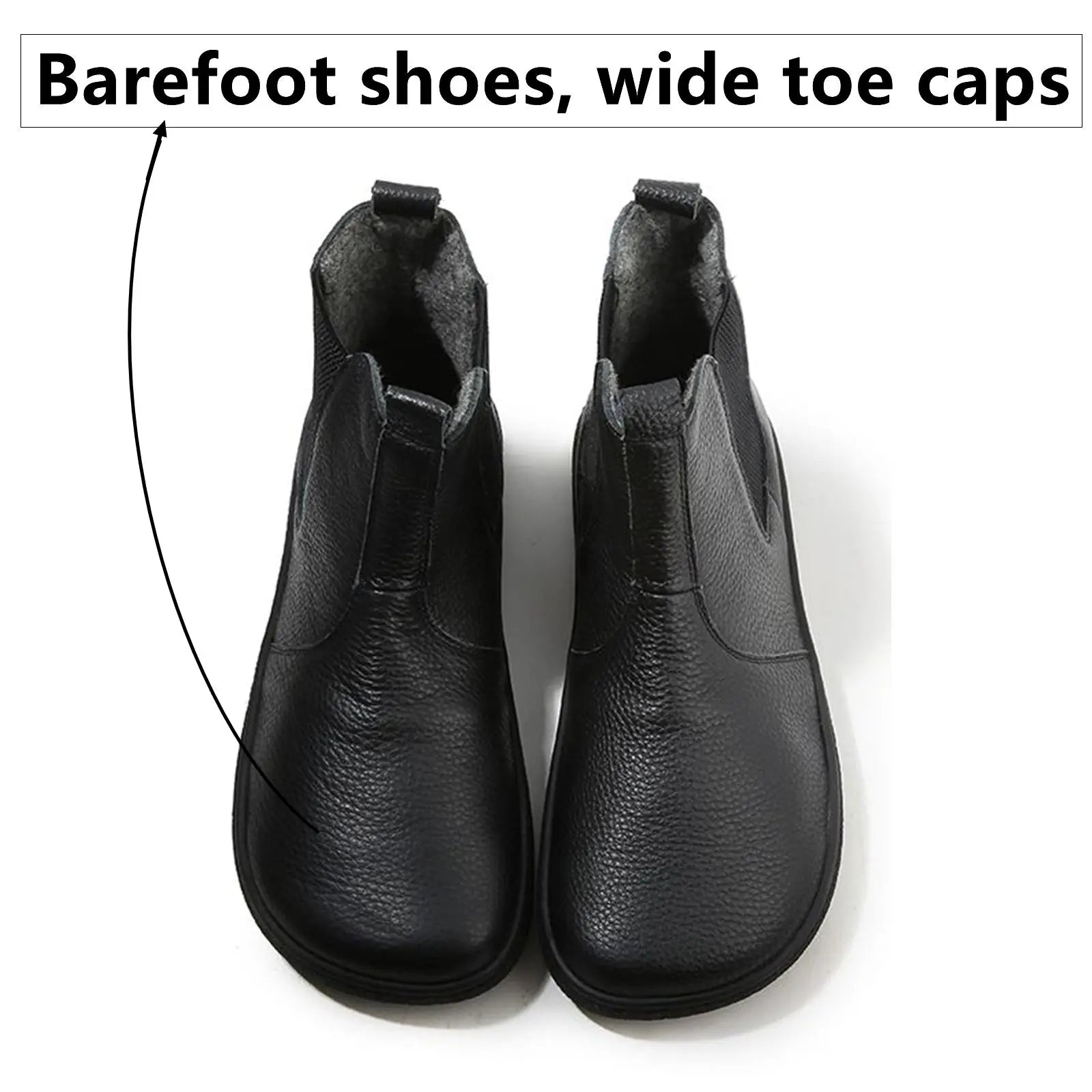 Men’s Barefoot Leather Chelsea Boots
