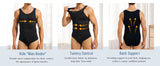 Sleeveless Bodysuit Men Full Body Shaper Compression Undershirt New Shapewear Tummy Control Faja Para Hombres Slimming Vest