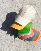 Monogram Cotton Baseball Cap – Hand-Embroidered Dad Hat