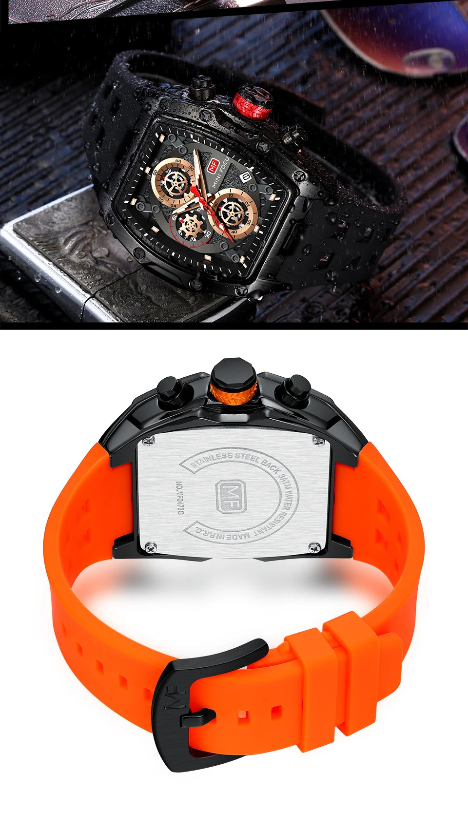 MINI FOCUS Warrior Chronograph Men’s Watch