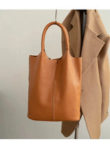 Luxury Soft Leather Bucket Bag | Large Women’s Shoulder Bag