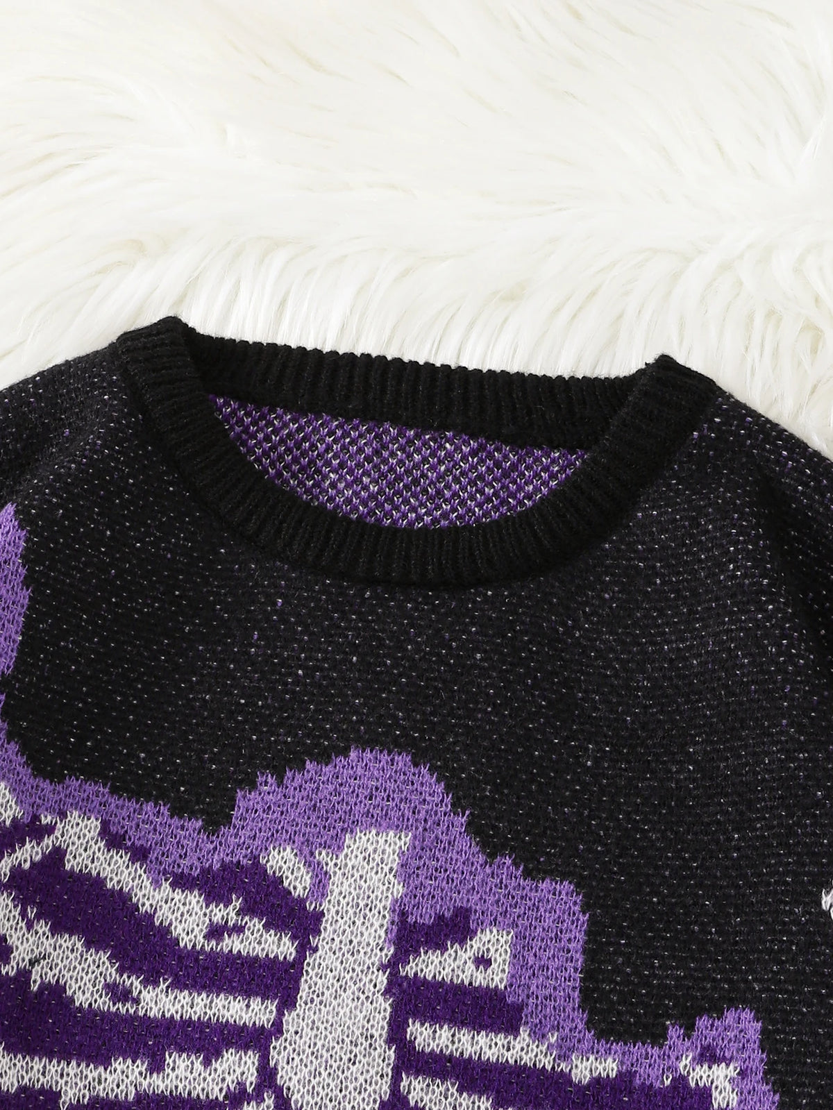 Men's Butterfly Jacquard Knit Sweater