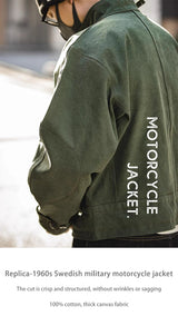 Swedish Dispatch Rider Jacket – Men's Vintage Canvas Coat