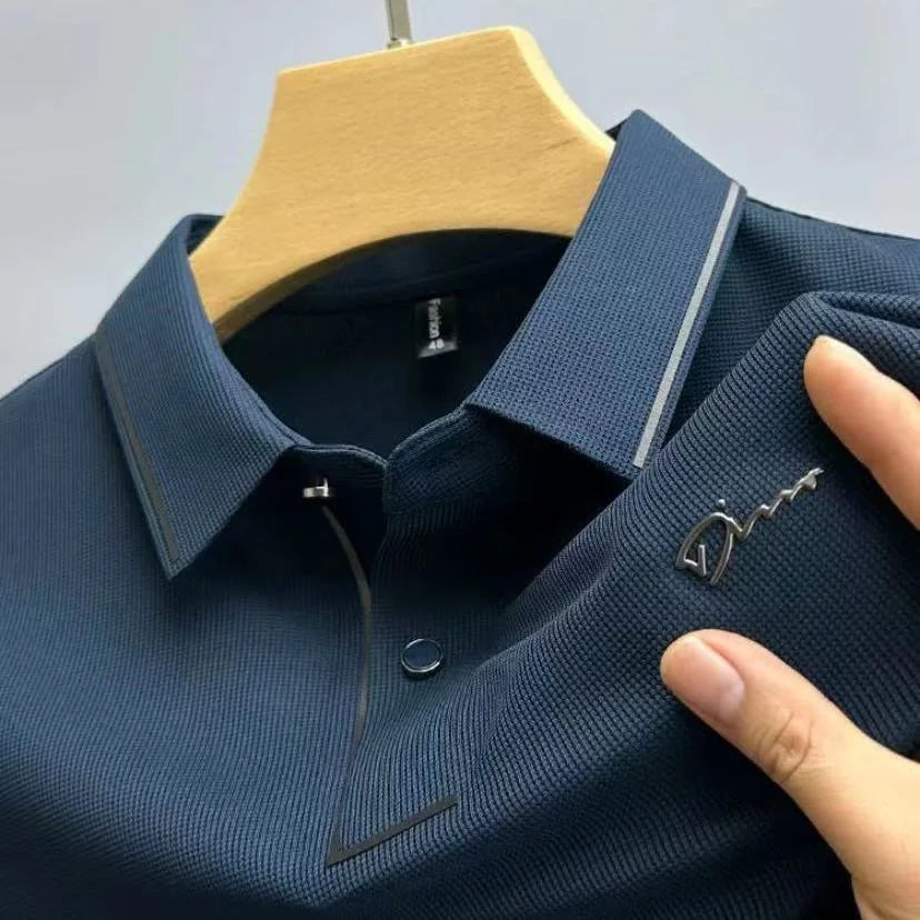 Men's Diamond Emblem Short-Sleeve Polo Shirt
