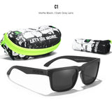 KDEAM Large Size Men's Sunglasses Polarized Photochromic Night Vision Goggles Oversized Sun Glasses With 154mm Width KD332 PLUS
