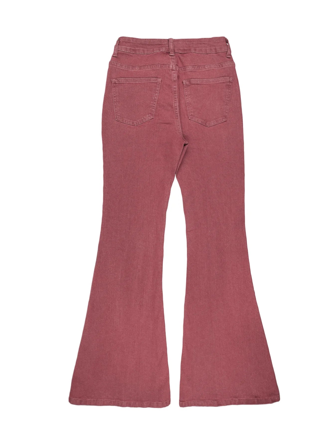 Women's Y2K Wide-Leg Bootcut Jeans – High Waist