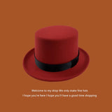 Men's Classic Wool Top Hat | Gentleman Magician Style