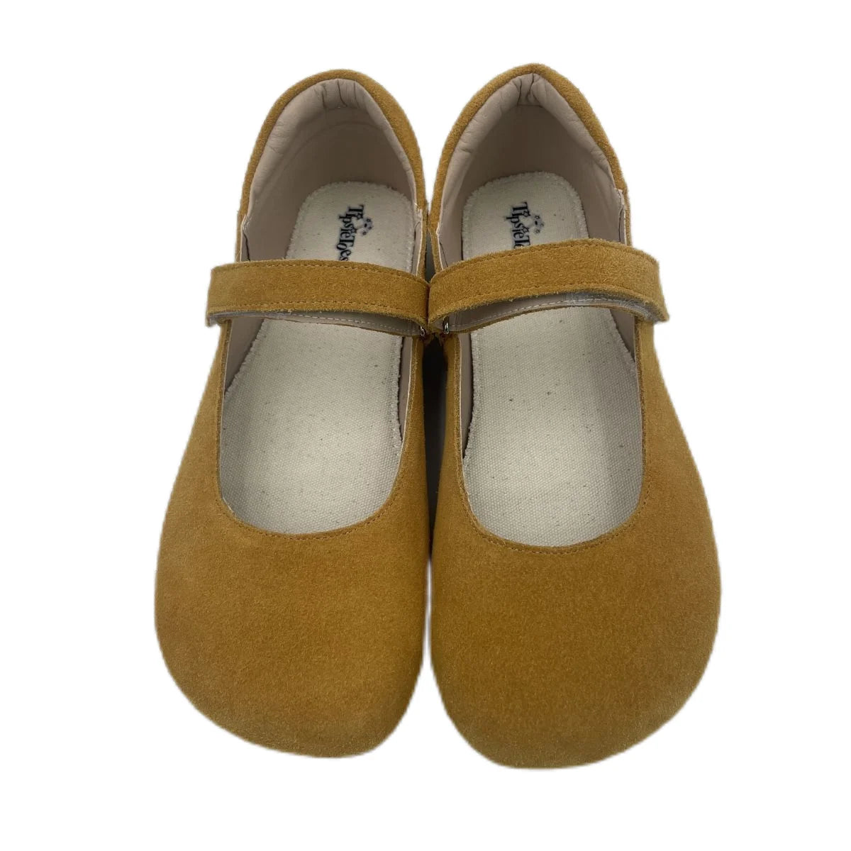 Tipsietoes 2026 Sprinng Autumn Barefoot Cow Suede Genuine Leather Women Ballerina With Zero Drop Flat Soft Sole Wider Toe Box