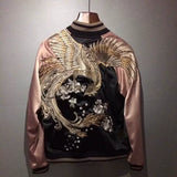 Sakura Phoenix Embroidered Sukajan Jacket