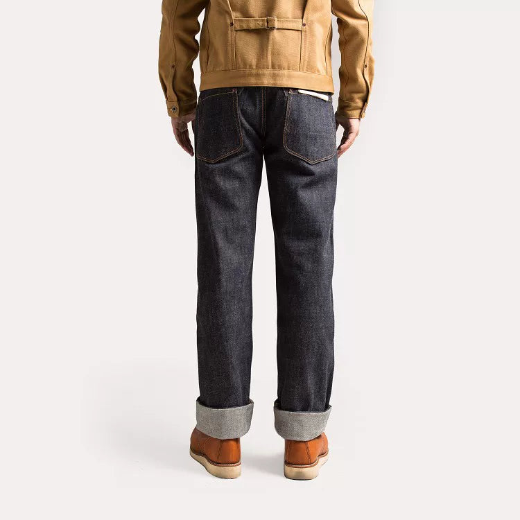 Balikou Red Tornado Read Description! Raw Indigo Selvage Unwashed Denim Pants Unsanforized  Jean 16.5oz 3 Choices For Fitting