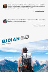3F UL GEAR QiDian Pro Backpack Waterproof Outdoor Camping Pack Hiking Bag Climbing Qi Dian UHMWPE UltraLight Trek Men Women 46L
