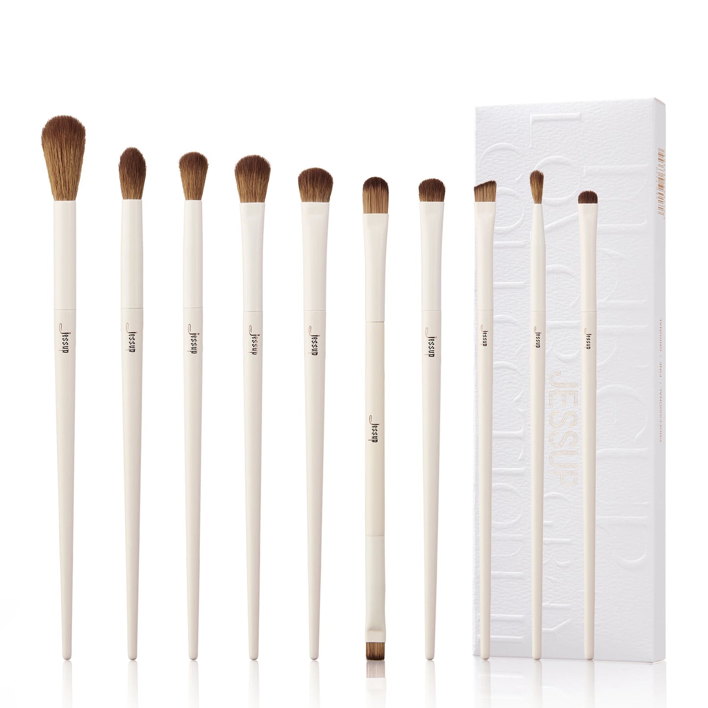 Jessup Professional Makeup Brush Set | 10–14 Pcs