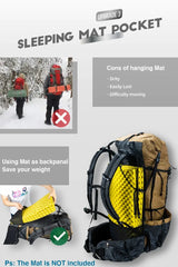 3F UL GEAR QiDian Pro Backpack Waterproof Outdoor Camping Pack Hiking Bag Climbing Qi Dian UHMWPE UltraLight Trek Men Women 46L