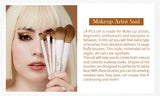 Jessup Professional Makeup Brush Set | 10–14 Pcs