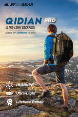 3F UL GEAR QiDian Pro Backpack Waterproof Outdoor Camping Pack Hiking Bag Climbing Qi Dian UHMWPE UltraLight Trek Men Women 46L