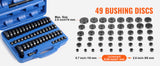 SucceBuy 52PCS Custom Bushing Bearing&Seal Driver Set Transmission Wheel Axle Bearing Race Seal Driver Installer Remover 18-65mm