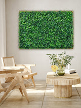 SucceBuy Artificial Boxwood Panel  24pcs 20x20/24x16 in Boxwood Hedge Wall Panels Artificial Grass Backdrop Wall Green Grass