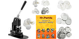 SucceBuy 25+58MM/32+58MM Badge Maker Machine DIY Button Pin with 500Pcs Free Parts Press Kit Circle Manufacture Button Tool
