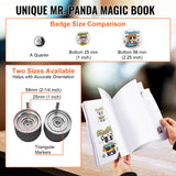 SucceBuy 25+58MM/32+58MM Badge Maker Machine DIY Button Pin with 500Pcs Free Parts Press Kit Circle Manufacture Button Tool