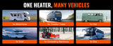SucceBuy Bluetooth App Control Diesel Air Heater Diesel Heater LCD Diesel Parking Heater for RV Trailer Camper Boat And Indoors