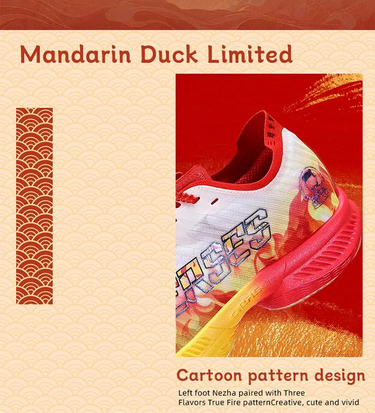 CIERSES NEZHA Marathon Men's Running Shoes Gym Trainers Zapatillas De Deporte Man Sneakers Ultralight Carbon Plate Sports Shoes
