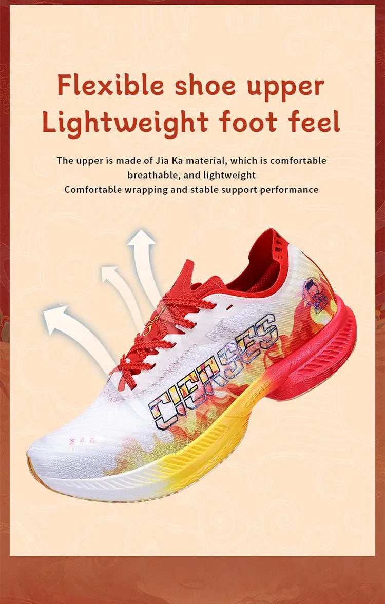 CIERSES NEZHA Marathon Men's Running Shoes Gym Trainers Zapatillas De Deporte Man Sneakers Ultralight Carbon Plate Sports Shoes