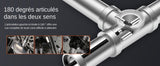 SucceBuy Articulating Borescope Camera with Light Two-way Articulated Endoscope Inspection with 6.4mm Tiny Lens 5" 1080P Screen