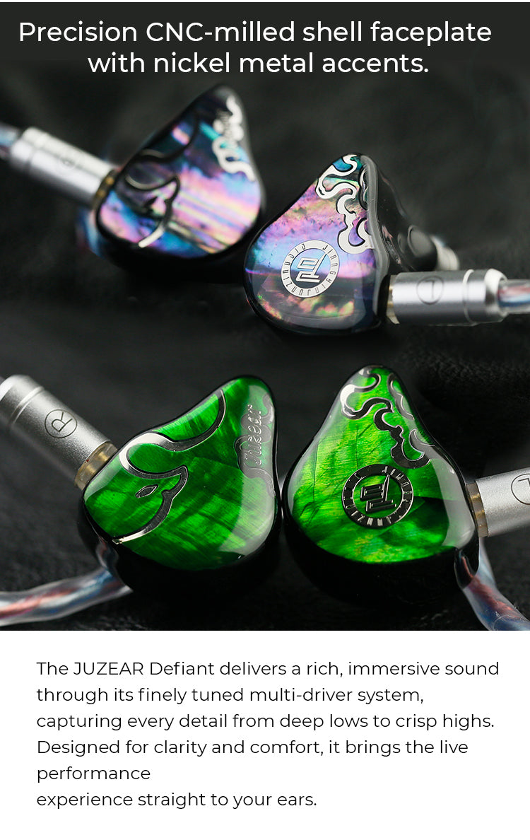 Juzear x Z Reviews Defiant – 1DD+3BA Hybrid IEM
