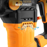SucceBuy 1500W Rotary Hammer Drill Max Drilling 32mm 4 Modes Plus Corded Demolition Chipping Metal Concrete Breaker Jackhammer