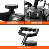 SucceBuy 12x10 In Dual Digital Heat Press Machine 650W Swing Away 360 Degree Rotation Transfer Sublimation Printing for T-Shirt