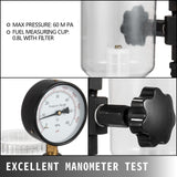 SucceBuy Diesel Fuel Injector Nozzles Tester with Dual Scale Gauge 6000PSI Engine Fuel Tester Repair Tool for Car Tractor Truck