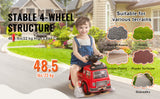 SucceBuy Ride On Push Car Kids Ride On Car with Music Steering Wheel & Under Seat Storage for Toddlers Ages 3-12 Ride Racer