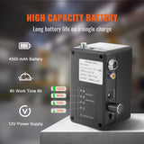 SucceBuy Sewer Camera with 512Hz Locator IP68 9" Pipeline Inspection Camera w/DVR Function w/12 Adjustable LED and 16 GB SD Card